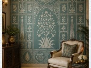 Premium Vintage Floral Wallpaper