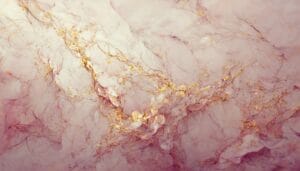 Pink Marble Texture Wallpaper with Gold Veins