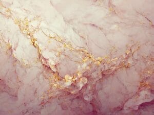 Pink Marble Texture Wallpaper with Gold Veins