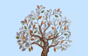 Decorative tree of life wallpaper