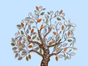 Decorative tree of life wallpaper